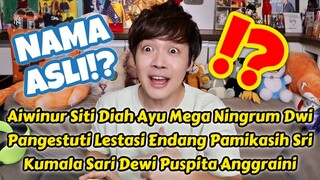 NAMA TERPANJANG DI INDONESIA SIAPA?