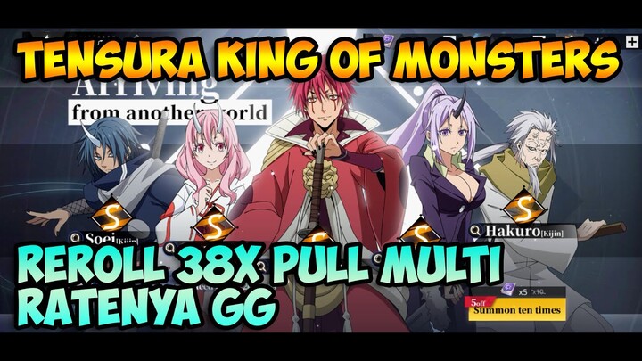 gacha summon 32x pull tensura king of monsters gameplay indonesia