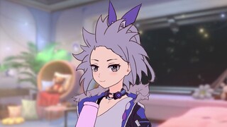 Silver Wolf is just blowing his hair