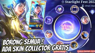 BORONG SKIN STARLIGHT TAHUNAN ! BANYAK SKIN EPIC DAN COLLECTOR GRATIS MODAL TIKET