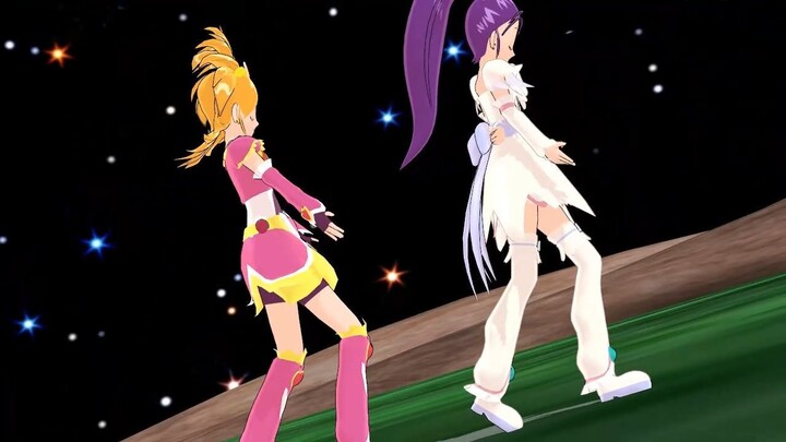【MMDプリキュア】キュアブルーム＆キュアイーグレットでDAYBREAK FRONTLINE