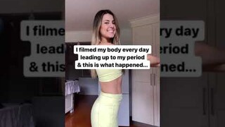 I filmed my body EVERY DAY FOR A MONTH & this happened... #Shorts