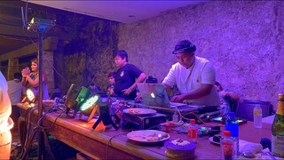 Rainy outdoor lights and sounds setup sa Fort san pedro at indoor setup sa Maayo hotel by SDSS vlog