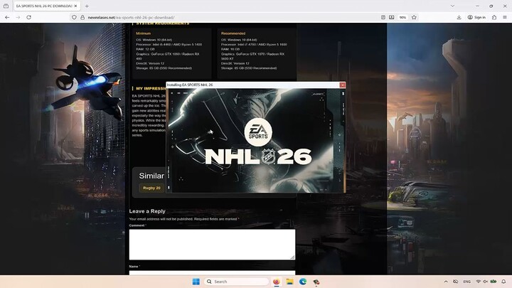 EA SPORTS NHL 26 FREE DOWNLOAD PC