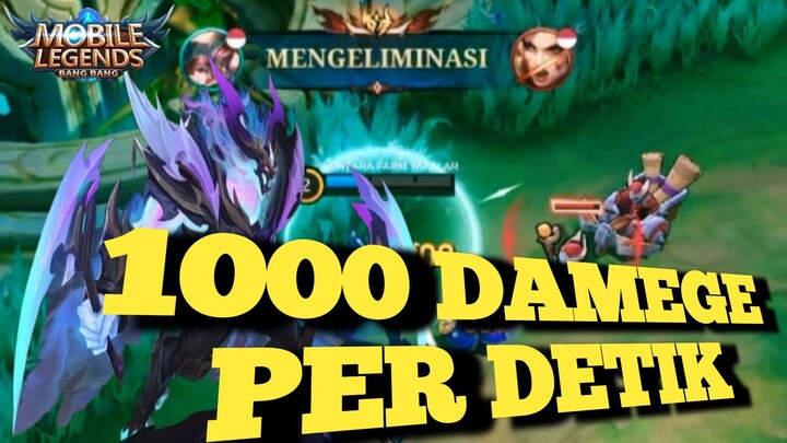 1000 DAMAGE😱,, per DETIK❗❗