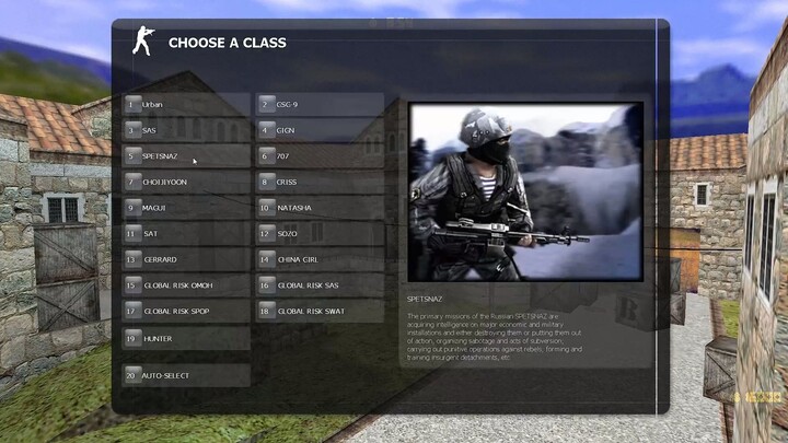 Counter-Strike Xtreme V6 - de_cbble - Counter-Terrorist Forces - SPETSNAZ
