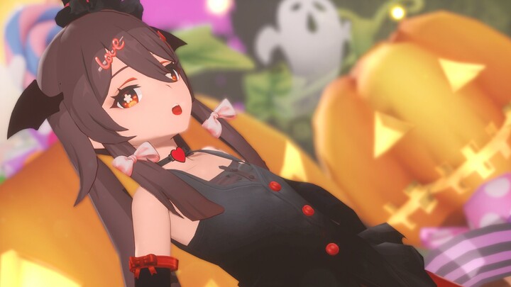 [4K / Genshin Impact MMD] Quả óc chó / Halloween vui vẻ