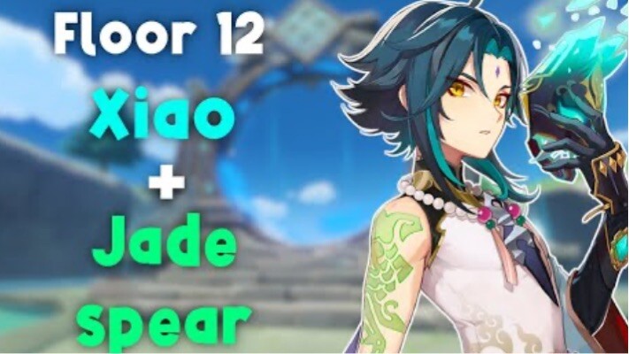 Xiao Floor 12 showcase with Primordial Jade Spear - Genshin Impact