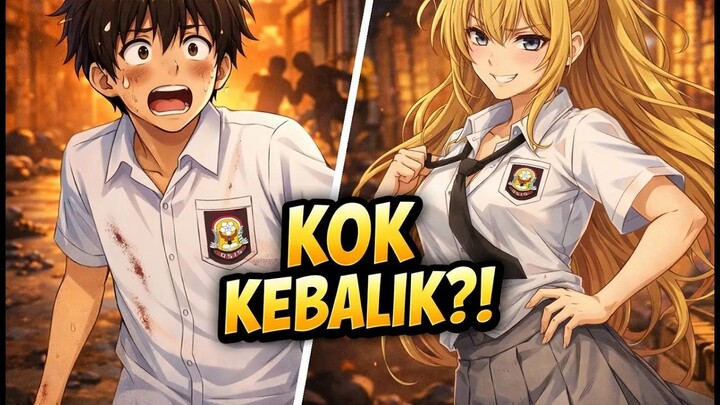 Gue Mau Jadi Pahlawan… Tapi Dia Malah Nyelametin Gue_! [Ep1] Animasi Sekolah