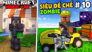 Minecraft: Đế chế Zombie tập 10 nâng cấp máy farm và hệ thống chiến đấu cho dân làng