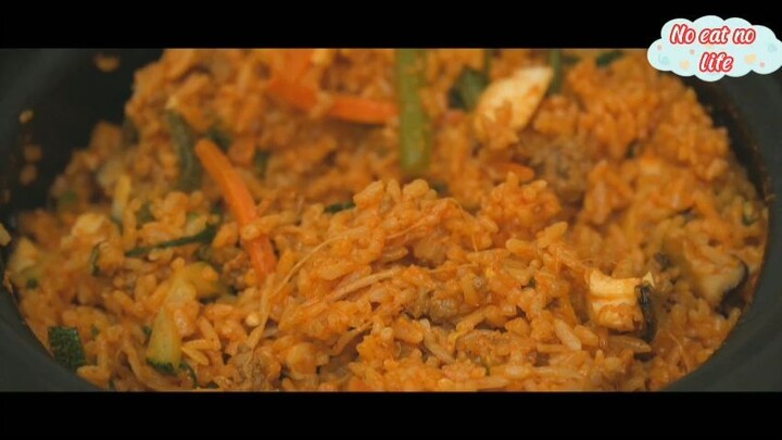 Cơm trộn Hàn Quốc - Bibimbap 4 #amthuc
