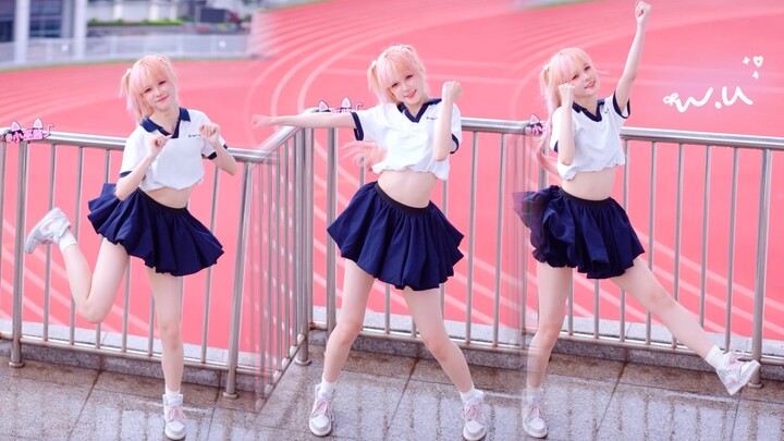 Energetic junior female student's cheering dance ☀️ Bar Bar Bar