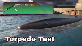 Modern Warships: UGST "Physic" (533 mm) Torpedo Test.