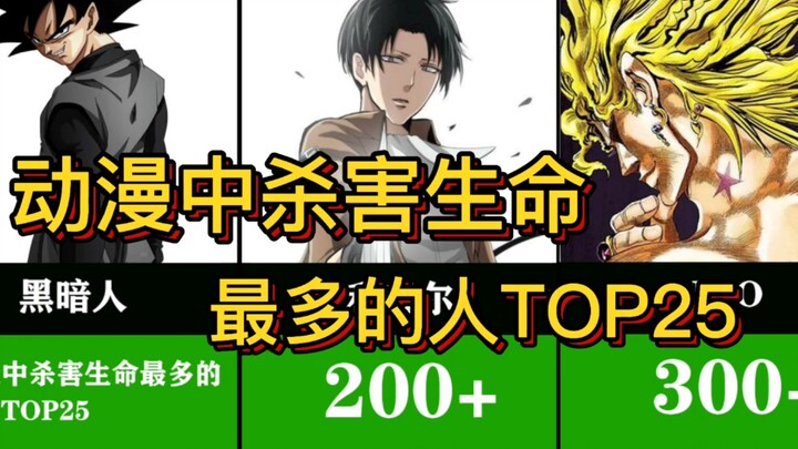 The 25 characters with the most life kills in anime. Can Requiem allow you to infinitely kill bosses