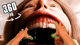 360° EATEN BY A TITAN! - Attack on Titan VR Experience