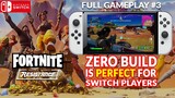 FORTNITE ZERO BUILD IS PERFECT FOR NINTENDO SWITCH! GAMEPLAY 3 - NO COMMENTARY