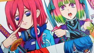 用鬼灭之刃的动漫风格来打开五等分的新娘,会怎样？