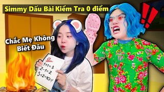 Mèo Simmy Dấu Bài Kiểm Tra 0 Điểm Bị Mẹ Đánh Tét Mông Trong Roblox !!