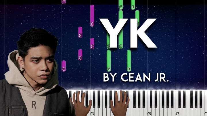 YK by Cean Jr. piano cover + sheet music