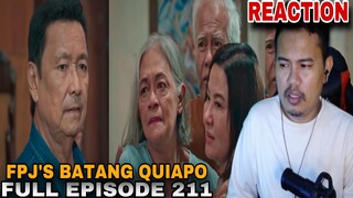 REACTION VIDEO | FPJ's Batang Quiapo Full Episode 211 (December 6, 2023)