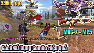 [Free Fire] Cách Xử Dụng Hiệu Quả ComBo MAG-7 ĐẶC DỊ BỐNG TỐI + MP5 QUỶ QUYỆT, 23Kill Top1 Quá Đỉnh