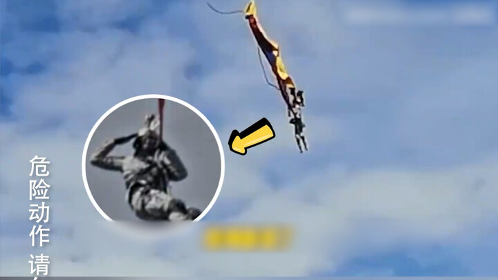 Aerial Show Turns Tragic: Soldier Salutes the Camera Before Falling to His Death