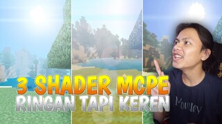 TOP 3 SHADER MCPE YANG RINGAN TAPI KEREN BENER ! Support Versi Terbaru MCPE V 1.17+