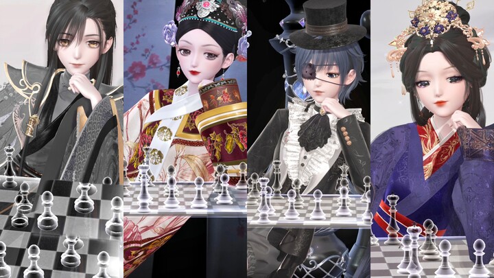 A Collection of Chess Players—Do You Recognize Any of Them?