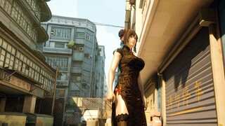 Master Sifu MOD~tifa Tifa black silk cheongsam - black silk is justice~ right? right?