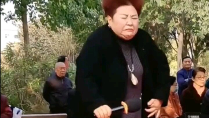 豫剧女黑头，唱的真带劲！
