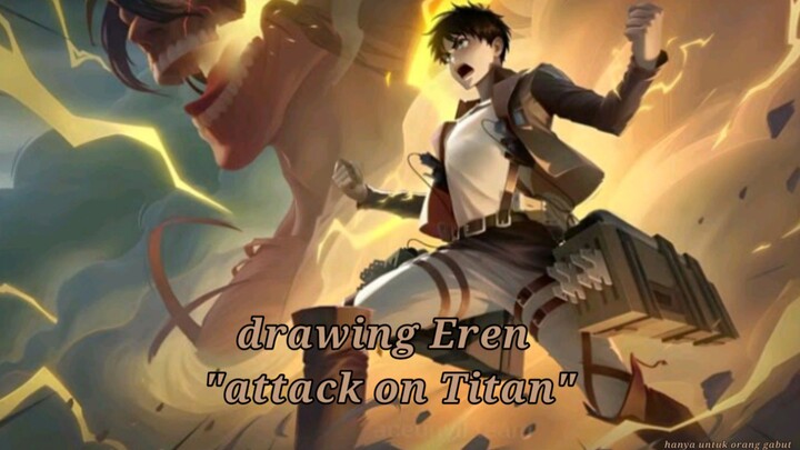 draw Eren yeager "attack on Titan"