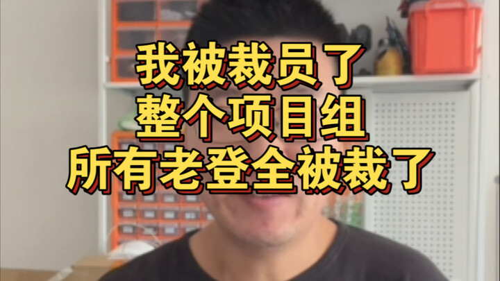 تمت إقالتي من العمل، كل أعضاء فريق المشروع المخضرمين تم تسريحهم جميعًا.