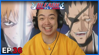 KENPACHI IS A FLEX!! || ICHIGO VS KENPACHI Pt. 1!! || Bleach Episode 36 Reaction