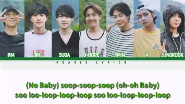 BTS - IN THE SOOP SONG(EASY LYRICS)