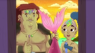 The whole mermaid family was killed