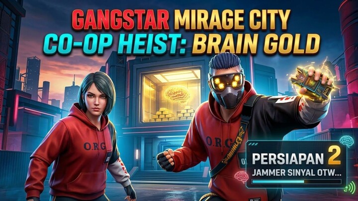 PERSIAPAN 2 HEIST PALING SERU! 💥 | CO-OP Heist Brain Gold: Jammer Sinyal - Gangstar Mirage City