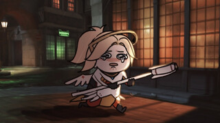 [Overwatch·Handwritten] مجموعة الطيران المزدوجة◇القصة المأساوية لشارع الملك