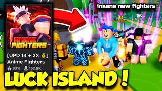 The LUCK ISLAND Update Is HERE In Anime Fighters Simulator And It's AMAZING! (Roblox)