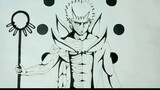 Drawing Obito Jinchuuriki | Naruto Shippuden