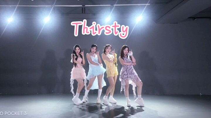 【Aespa-Thirsty翻跳】超还原同款风格镜面，全网最仙妆造，四人完整版🎀