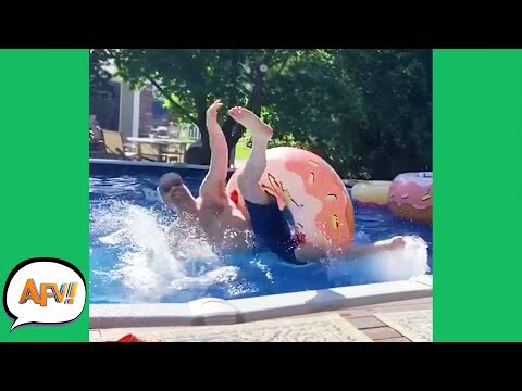 Slip & Slide & FAIL! Water Fails Funny | AFV 2019 - Bilibili