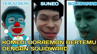 DORAEMON BERTEMU DENGAN SQUIDWARD DI BIKINI BUTTOM | KOMEDIAN GARING !