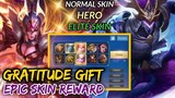 CLAIMING EPIC SKIN REWARD FROM GRATITUDE GIFT EVENT | MOBILE LEGENDS