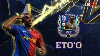 รีวิว ETO'O TOTS ICON กองหน้าสุดคม หาช่องอย่างโหด!!  - FIFA Mobile 22