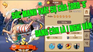 Hải Tặc Đại Chiến - SỨC MẠNH THẬT SỰ CỦA ZORO &quot;S&quot; 13SAO LẦN ĐẦU ĐƯỢC TIẾT LỘ...CÓ KHỦNG NHƯ N.W???