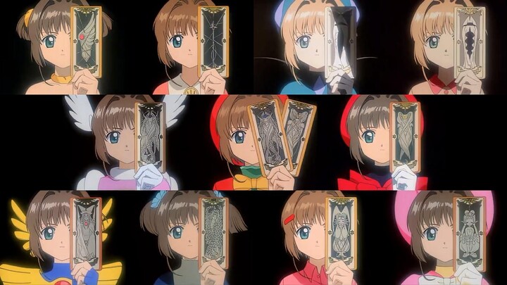 [ Cardinal Sakura ] Seal removal & card magic cast on the same screen [4K/60FPS]