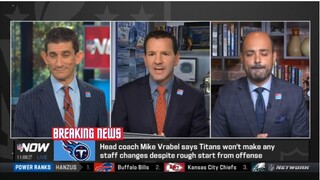 BREAKING | HC Mike Vrabel says Titans won't make any staff changes despite start from offense