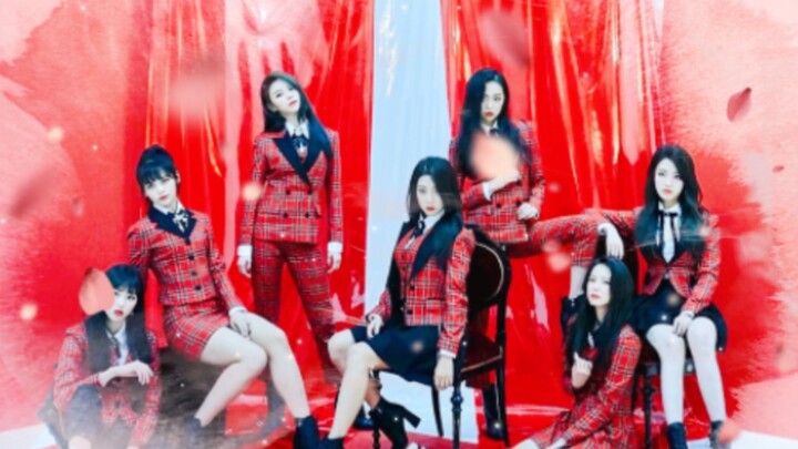 Versi lengkap CLC La Vie en Rose, mengubah rok hitam menjadi merah