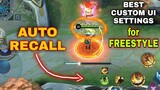 CHOU FREESTYLE Best Custom UI Settings for Freestyle in Mobile Legends