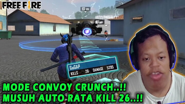 NYOBAIN MODE CONVOY CRUNCH..!! LANGSUNG NGERATAIN MUSUH..!! - Free Fire Indonesia